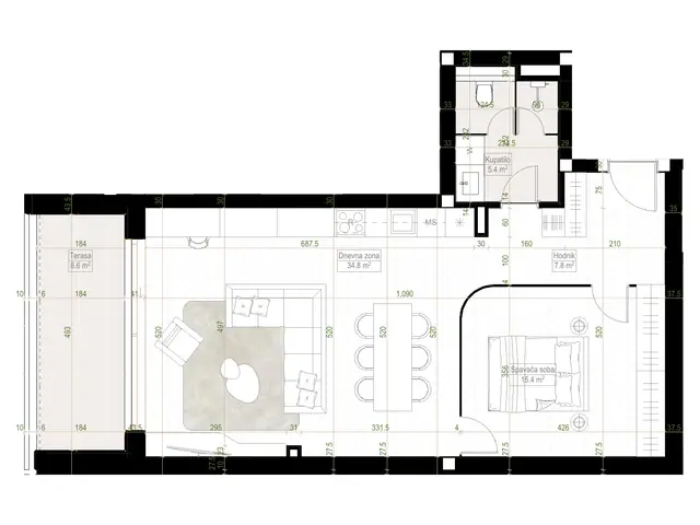 Osnova stana A11